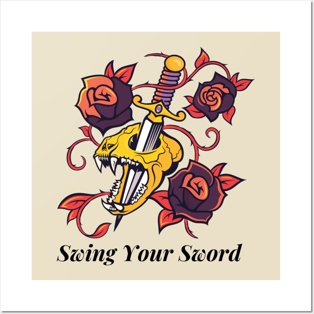 Swing Your Sword (3) Wall Art by overpeck